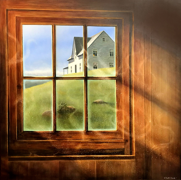 Home, Acrylic on Clayboard