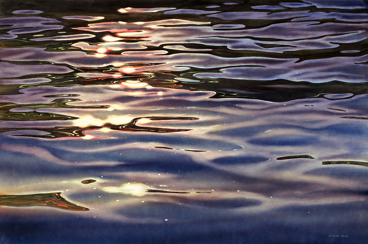 Twilight, Acrylic on Clayboard