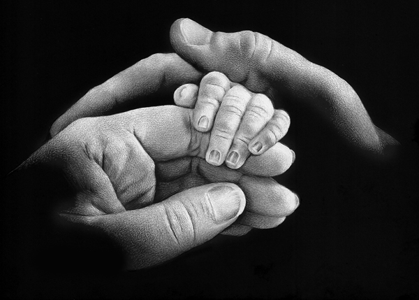 Promise, Acrylic on Clayboard